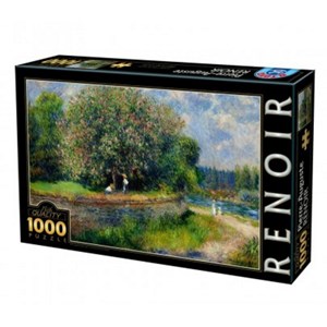 D-Toys (74904) - Pierre-Auguste Renoir: "Chestnut Tree in Bloom" - 1000 pezzi