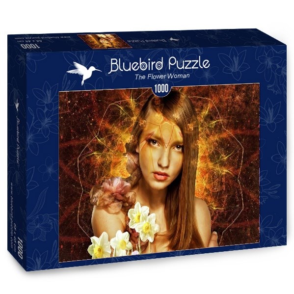 Bluebird Puzzle (70006) - "The Flower Woman" - 1000 pezzi