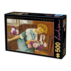 D-Toys (73914) - Stefan Luchian: "Lorica with Chrysanthemums" - 500 pezzi