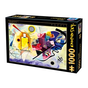 D-Toys (75123) - Vassily Kandinsky: "Yellow, Red, Blue" - 1000 pezzi