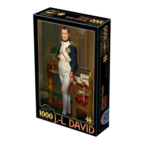 D-Toys (75000) - Jacques-Louis David: "The Emperor Napoleon in his study at the Tuileries, 1812" - 1000 pezzi