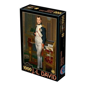 D-Toys (75000) - Jacques-Louis David: "The Emperor Napoleon in his study at the Tuileries, 1812" - 1000 pezzi
