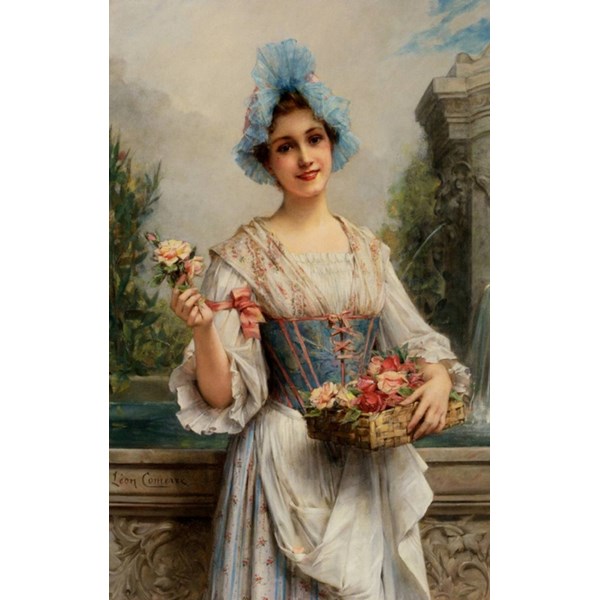 D-Toys (73921) - Léon François Comerre: "The Flower Seller" - 500 pezzi