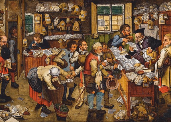 D-Toys (74942) - Pieter Brueghel the Younger: "The Payment of the Tithes, 1617-1622" - 1000 pezzi