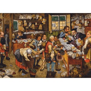 D-Toys (74942) - Pieter Brueghel the Younger: "The Payment of the Tithes, 1617-1622" - 1000 pezzi