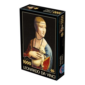 D-Toys (74973) - Leonardo Da Vinci: "Lady with an Ermine" - 1000 pezzi
