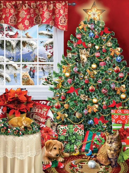 SunsOut (35020) - Lori Schory: "Cat Tree" - 1000 pezzi