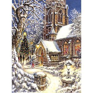 SunsOut (44131) - "Church in the Snow" - 1000 pezzi