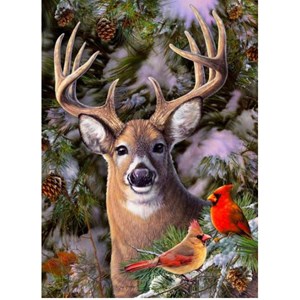 Cobble Hill (85014) - Greg Giordano: "One Deer Two Cardinals" - 500 pezzi