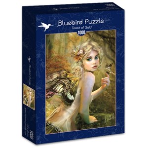 Bluebird Puzzle (70174) - Bente Schlick: "Touch of Gold" - 1000 pezzi