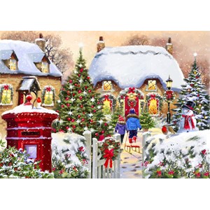 Bluebird Puzzle (70076) - "Winter Cottage" - 1000 pezzi