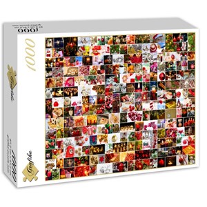 Grafika (02911) - "Collage, Christmas" - 1000 pezzi