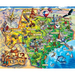 SunsOut (20516) - Maria Rabinsky: "Texas!!!" - 1000 pezzi