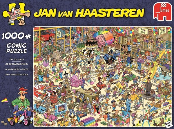 Jumbo (19073) - Jan van Haasteren: "The Toy Shop" - 1000 pezzi