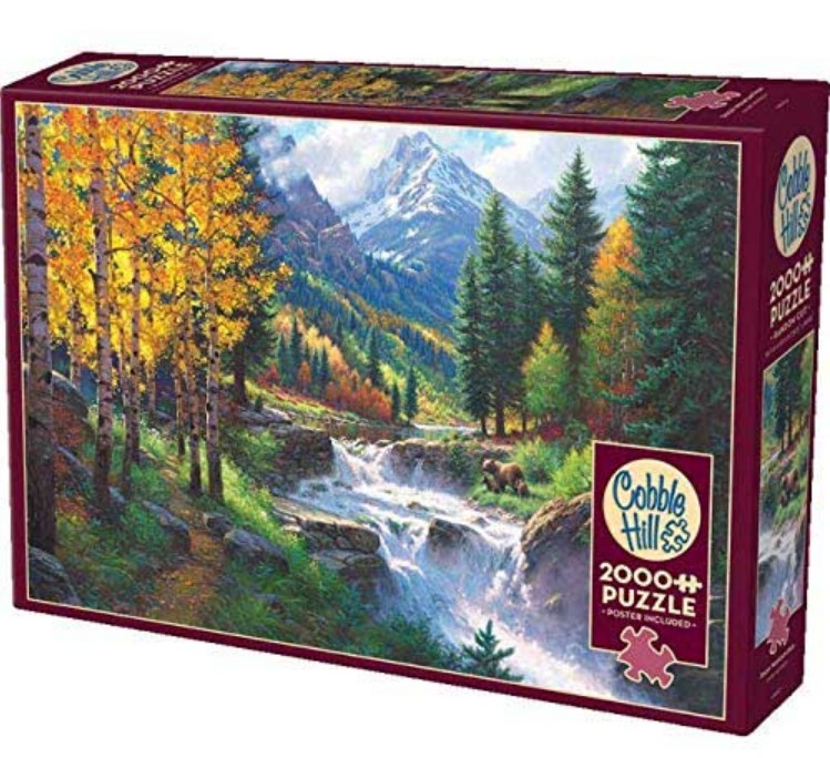 Puzzle 2000 Pezzi Paesaggi Montagna Cottage Art Puzzle 5477 