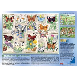 Ravensburger (15261) - "Butterfly Splendours" - 1000 pezzi