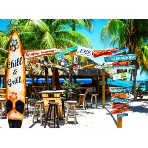 Grafika (02877) - "Willemstad Beach, Curaçao" - 2000 pezzi