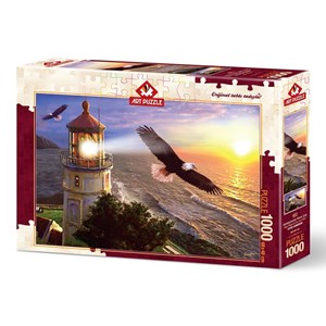 Art Puzzle (4221) - "High Flight at the Sun Rise" - 1000 pezzi