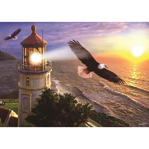 Art Puzzle (4221) - "High Flight at the Sun Rise" - 1000 pezzi