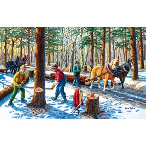 SunsOut (39568) - Ken Zylla: "Lumberjacks" - 550 pezzi