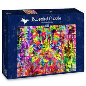 Bluebird Puzzle (70220) - "Wonderful Cat" - 1000 pezzi