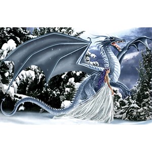 SunsOut (67696) - Nene Thomas: "Ice Dragon" - 1000 pezzi