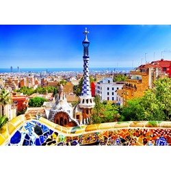 Bluebird Puzzle (70273) - "Park Güell, Barcelona" - 1000 pezzi