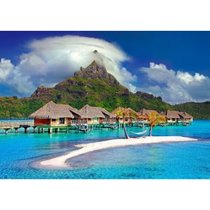 Bluebird Puzzle (70005) - "Bora Bora, Tahiti" - 500 pezzi