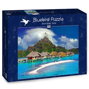 Bluebird Puzzle (70005) - "Bora Bora, Tahiti" - 500 pezzi