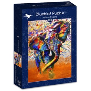 Bluebird Puzzle (70101) - "African Colours" - 1500 pezzi
