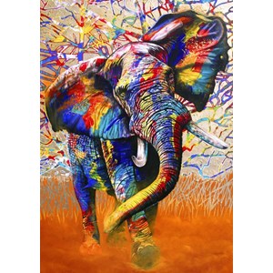 Bluebird Puzzle (70101) - "African Colours" - 1500 pezzi