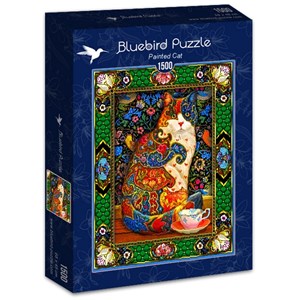 Bluebird Puzzle (70152) - Lewis T. Johnson: "Painted Cat" - 1500 pezzi