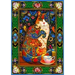 Bluebird Puzzle (70152) - Lewis T. Johnson: "Painted Cat" - 1500 pezzi
