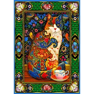 Bluebird Puzzle (70152) - Lewis T. Johnson: "Painted Cat" - 1500 pezzi