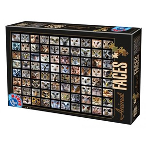 D-Toys (74331) - "Collage, Owls" - 1000 pezzi