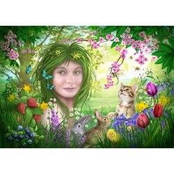 Bluebird Puzzle (70182) - Ciro Marchetti: "Spirit of Spring" - 1000 pezzi