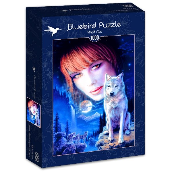 Bluebird Puzzle (70133) - Robin Koni: "Wolf Girl" - 1000 pezzi