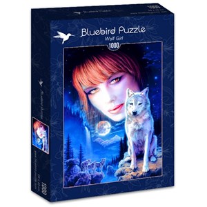 Bluebird Puzzle (70133) - Robin Koni: "Wolf Girl" - 1000 pezzi