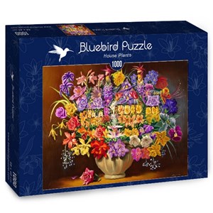 Bluebird Puzzle (70096) - D.L. Rusty Rust: "House Plants" - 1000 pezzi