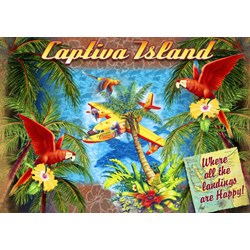 Bluebird Puzzle (70104) - James Mazzotta: "Parrot Palm Clipper" - 1500 pezzi