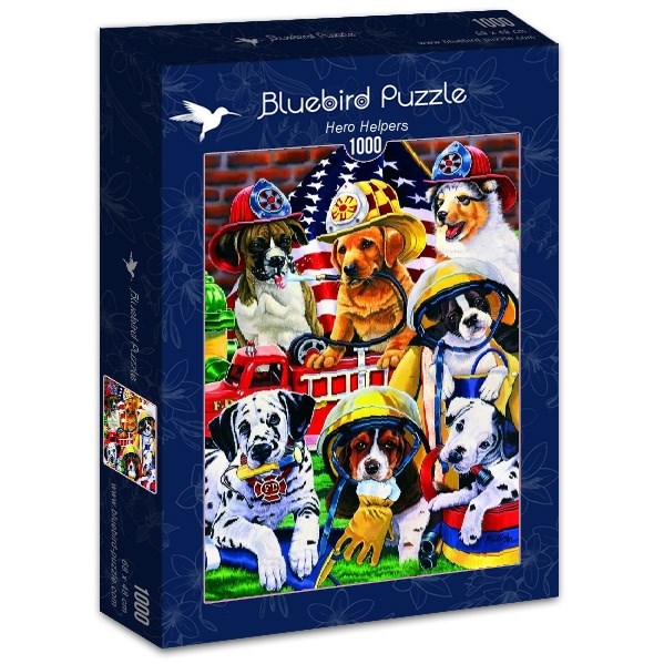 Bluebird Puzzle (70083) - Jenny Newland: "Hero Helpers" - 1000 pezzi