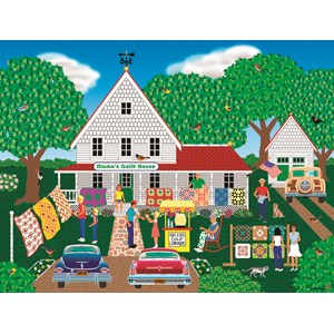 SunsOut (22605) - Mark Frost: "Mama's Quilt House" - 1000 pezzi