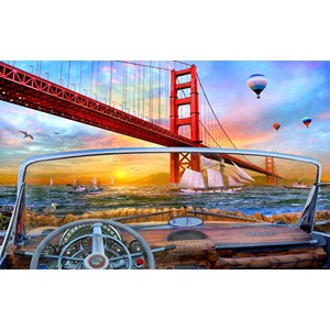 SunsOut (50069) - Dominic Davison: "Golden Gate Adventure" - 550 pezzi
