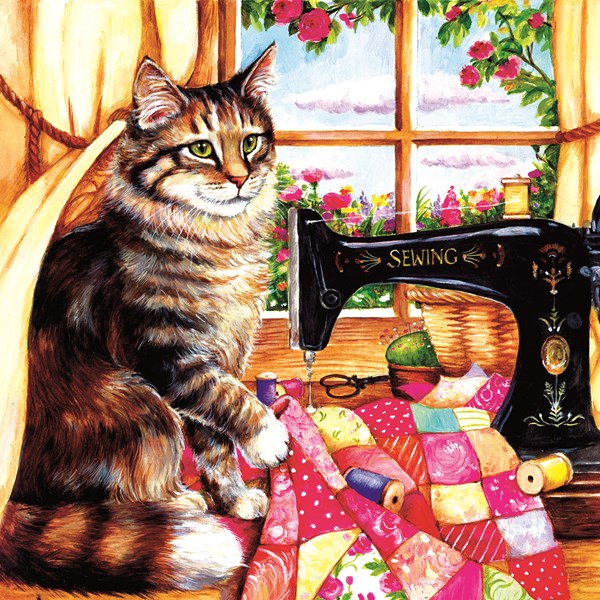 SunsOut (36469) - Debbie Cook: "The Seamstress" - 1000 pezzi