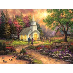 SunsOut (33706) - Chuck Pinson: "Country Church" - 1000 pezzi