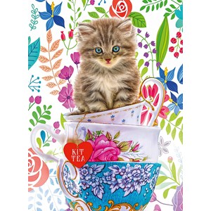 Ravensburger (15037) - "Kitten in a Cup" - 500 pezzi