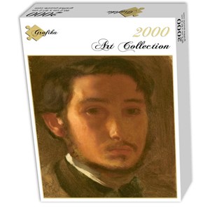 Grafika (01765) - Edgar Degas: "Self-Portrait with White Collar, 1857" - 2000 pezzi