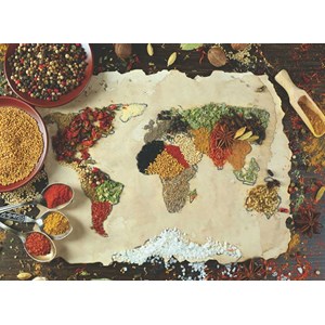 Anatolian (1045) - "Herbal World Map" - 1000 pezzi