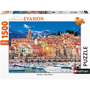 Nathan (87802) - "Menton, France" - 1500 pezzi