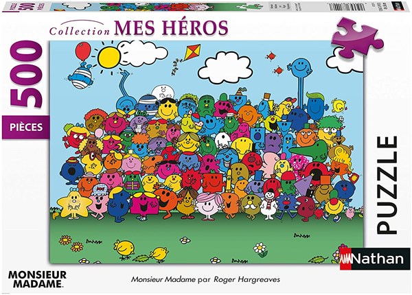 Nathan (87237) - "Monsieur Madame" - 500 pezzi